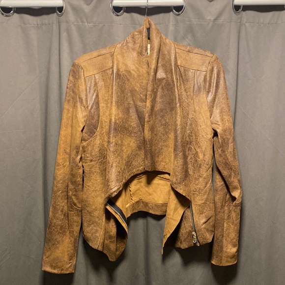 NWOT Urban Outfitters Faux Leather Jacket - Picture 2 of 7